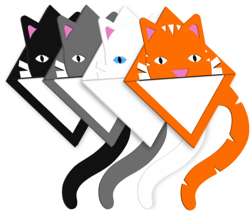Cat bookmark