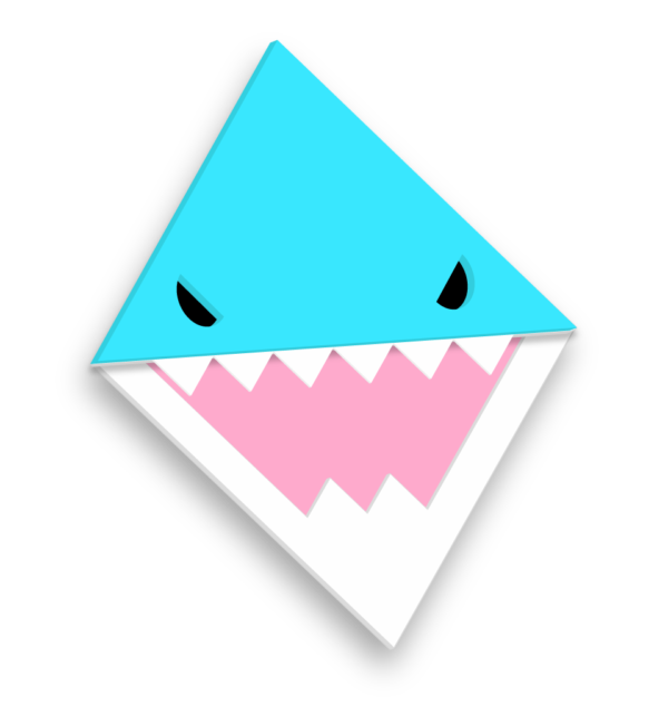 Shark bookmark
